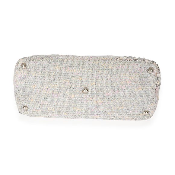 Chanel Grey Quilted Tweed Ligne Cambon Tote - Picture 7 of 7
